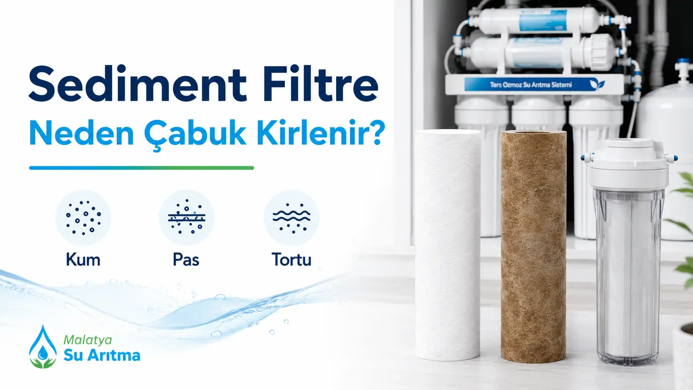 Sediment Filtre Neden Çabuk Kirlenir? Mikron ve Tortu Rehberi