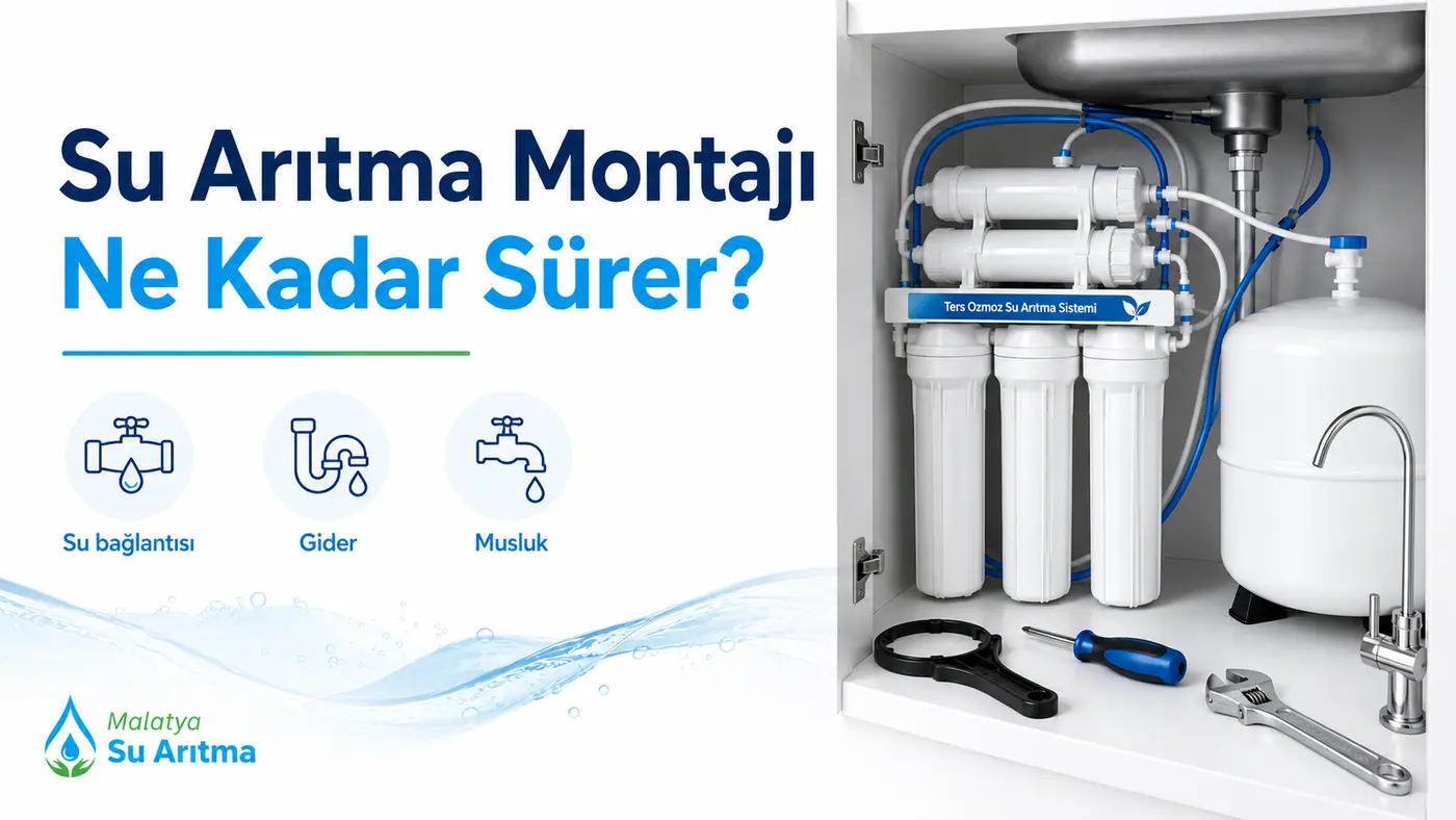Su arıtma cihazı montaj